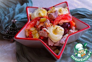 Салат "Сытое Застолье" Салат "Сытое Застолье"