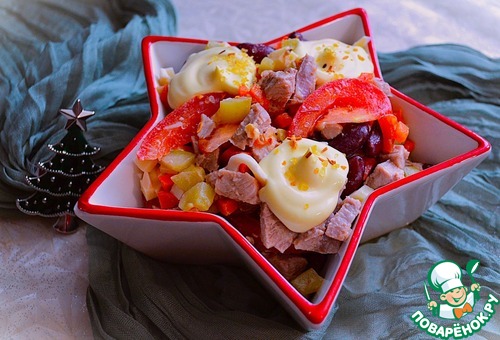 Салат "Сытое Застолье" Салат "Сытое Застолье"