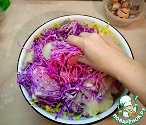 Салат "Три капусты"