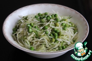 Салат "Три оттенка зеленого" Салат "Три оттенка зеленого"