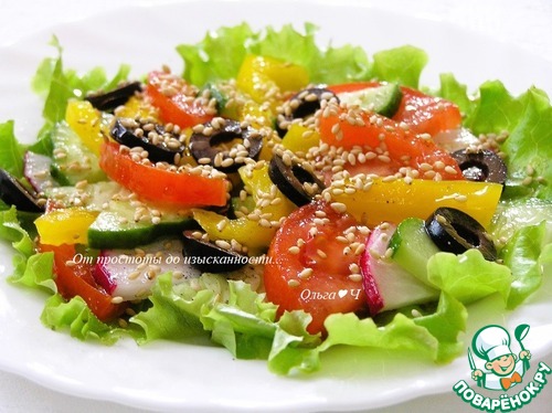 Салат "Весенние краски" Салат "Весенние краски"