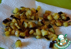 Салат "Жареный" с хрустящими баклажанами