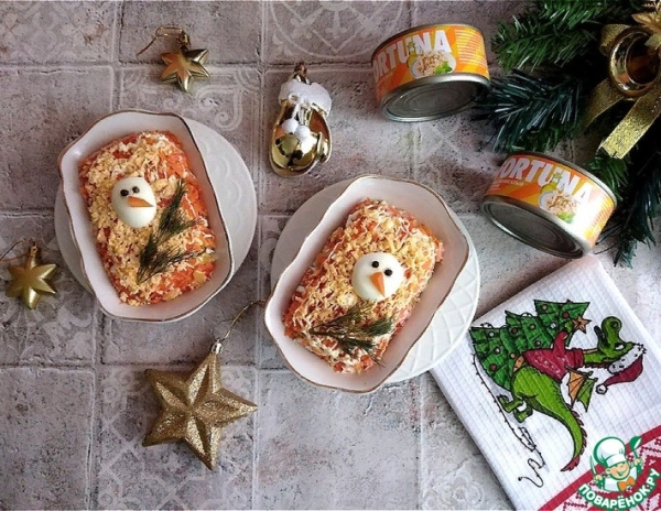 Салат "Зимушка-зима"