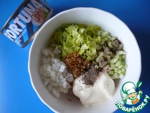 Самый простой салат с тунцом