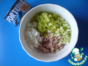 Самый простой салат с тунцом