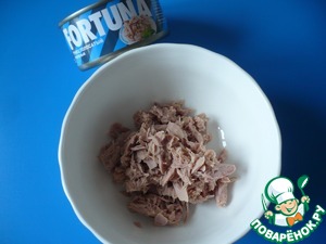 Самый простой салат с тунцом