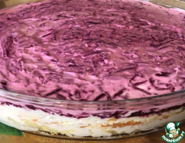 "Сельдь под шубой"-с секретным ингредиентом!" "Сельдь под шубой"-с секретным ингредиентом!"