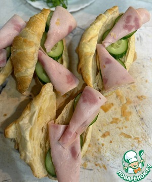 Сэндвич "Мечта" с ветчиной Сэндвич "Мечта" с ветчиной