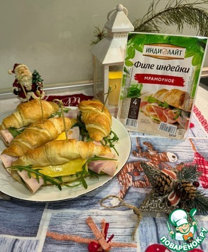 Сэндвич "Мечта" с ветчиной Сэндвич "Мечта" с ветчиной