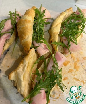 Сэндвич "Мечта" с ветчиной Сэндвич "Мечта" с ветчиной