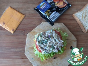 Сэндвич «Туна мелт» Сэндвич «Туна мелт»