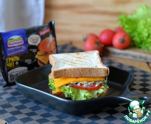 Сэндвич «Туна мелт» Сэндвич «Туна мелт»