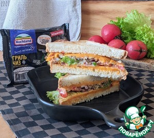 Сэндвич «Туна мелт» Сэндвич «Туна мелт»