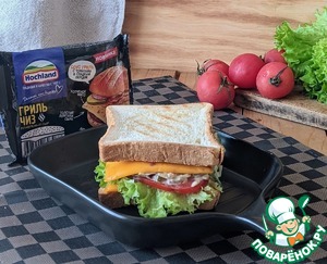 Сэндвич «Туна мелт» Сэндвич «Туна мелт»