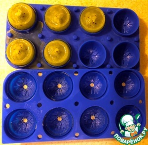 Сферические смузи-снежки из киви