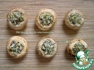 Шампиньоны с луком и чесноком Шампиньоны с луком и чесноком