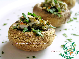 Шампиньоны с луком и чесноком Шампиньоны с луком и чесноком