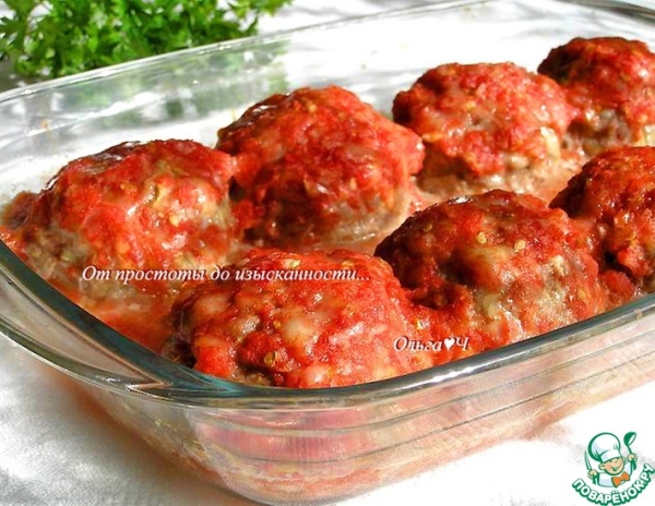 Шарики из индейки в томатном соусе Шарики из индейки в томатном соусе