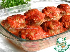 Шарики из индейки в томатном соусе Шарики из индейки в томатном соусе