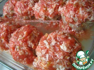 Шарики из индейки в томатном соусе Шарики из индейки в томатном соусе