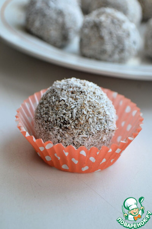 Шарики с черносливом и семенами льна