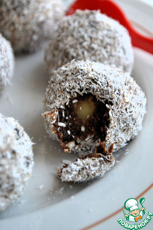 Шарики с черносливом и семенами льна