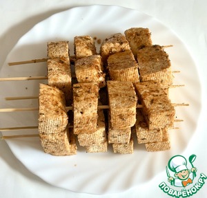 "Шашлычки" из тофу "Шашлычки" из тофу