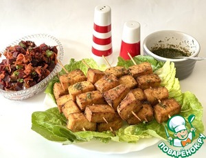"Шашлычки" из тофу "Шашлычки" из тофу