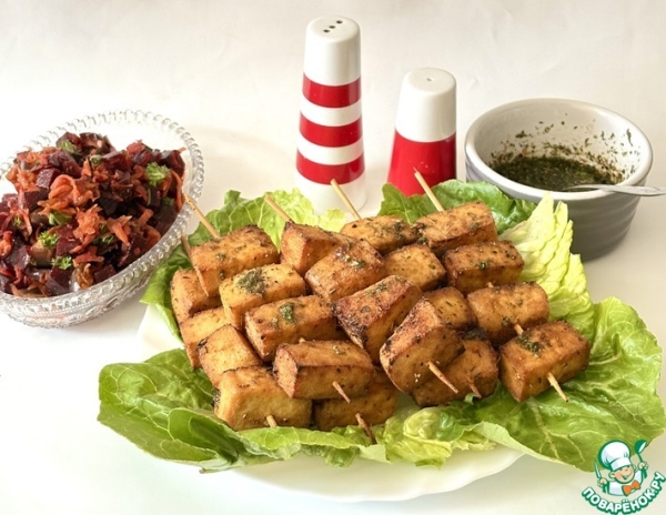 "Шашлычки" из тофу "Шашлычки" из тофу