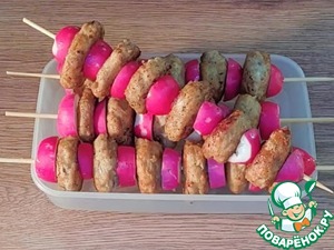 Шашлык из индейки в азиатском стиле Шашлык из индейки в азиатском стиле