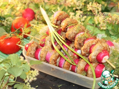 Шашлык из индейки в азиатском стиле Шашлык из индейки в азиатском стиле