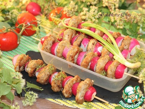 Шашлык из индейки в азиатском стиле Шашлык из индейки в азиатском стиле