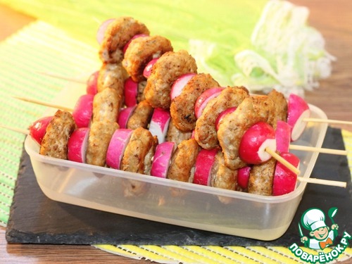 Шашлык из индейки в азиатском стиле Шашлык из индейки в азиатском стиле