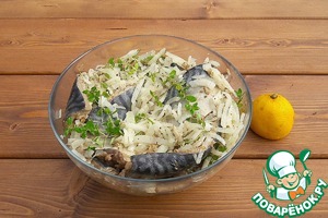 Шашлык из скумбрии с апельсином Шашлык из скумбрии с апельсином