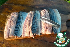 Шашлык из скумбрии с апельсином Шашлык из скумбрии с апельсином