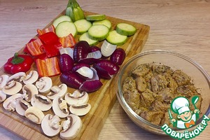 Шашлык из вырезки индейки к Новогоднему столу Шашлык из вырезки индейки к Новогоднему столу