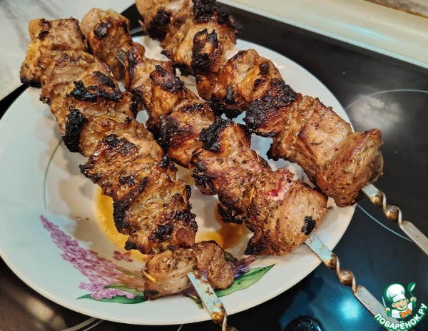 Шашлык в электрошашлычнице "Особый" Шашлык в электрошашлычнице "Особый"