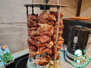 Шашлык в электрошашлычнице "Особый" Шашлык в электрошашлычнице "Особый"