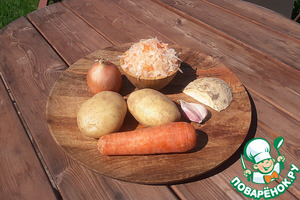 Щи из квашенной капусты с картофелем