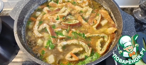 Щи с морской капустой