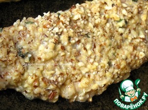 Шницель с мятой, миндалем и кедровыми орешками Шницель с мятой, миндалем и кедровыми орешками