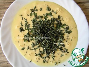 Шницель с мятой, миндалем и кедровыми орешками Шницель с мятой, миндалем и кедровыми орешками