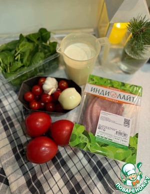 Шницель в сливочном соусе