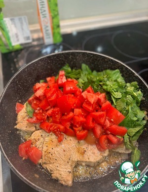 Шницель в сливочном соусе