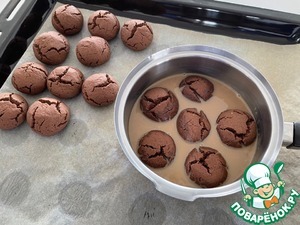 Шоколадно-кофейное печенье