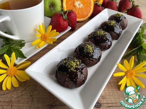 Шоколадно-кофейное печенье