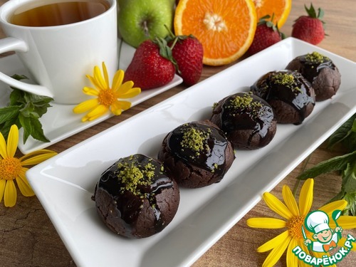 Шоколадно-кофейное печенье