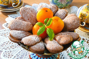 Шоколадное печенье с джемом