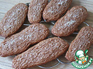 Шоколадное печенье с кокосовой стружкой Шоколадное печенье с кокосовой стружкой