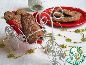 Шоколадное печенье с кокосовой стружкой Шоколадное печенье с кокосовой стружкой